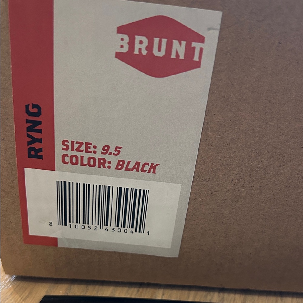 Brunt (Ryng) Black Men's Work Boots - Picture 3 of 4